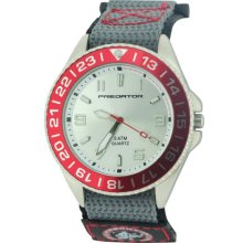 Predator Gents Silver Dial Analogue With Velcro Strap