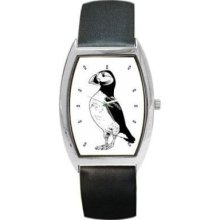 Puffin Sea Bird Unisex New Barrel Wrist Watch
