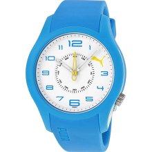 Puma Boost White Dial Blue Silicone Ladies Watch PU102352007