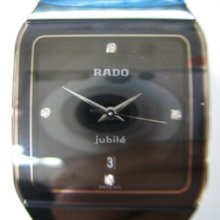 Rado Anatom Men's Watch Jubile Black Ceramic Diamond Original Edition Swiss