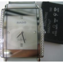 Rado Swiss Men's Watch Integral Jubile Hitek White Ceramic Original Edition