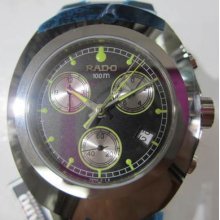 Rado Swiss Men's Watch Chrono Sapphire All Stainless S Original Edition Swiss