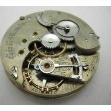 Rare Elgin National Watch Co.pocket Watch, Patent Pinion, Adjusted, 43mm, 4parts