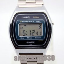 Rare Vintage 80's Casio 111qs-34 Digital Watch Japan Used