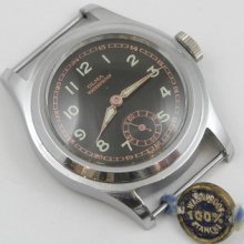 Rare Wwii Military Olma Wristwatch Waterproof Mint