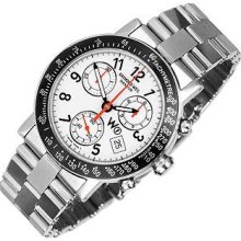 Raymond Weil Designer Men's Watches, W1 - White Stainless Steel Chronograph Watch w/ Tachymetre