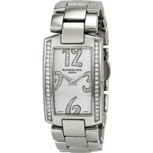 Raymond Weil Shine Diamond Mother Of Pearl Dial Steel With Light Brown Strap
