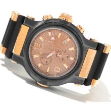 Renato Men's T-Rex Swiss Quartz Chronograph Rubber Strap Watch
