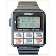 Retro 1980`s Seiko Wrist Terminal S501-4000 Rc-1000 Wrist Terminal Watch Rc 1000