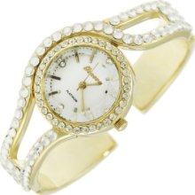 Rhinestones Geneva Ladies/girls Bangle Watch An35sg