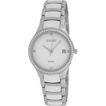 Roberto Bianci Women's Bella Ceramic Watch with Stones (Zirconias ...