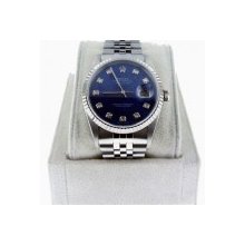 Rolex Datejust 16234 Steel Sodalite Dial Watch