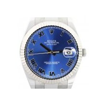Rolex Datejust II 116334 Blue Dial Mens Watch