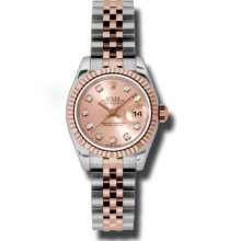 Rolex Everose Lady Datejust 179171 PDJ Watch