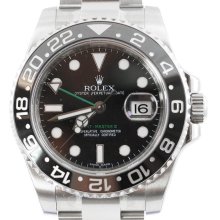 Rolex GMT-Master II 40 MM Oyster Stainless Steel Men's Timepiece - 116710
