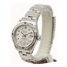Rolex Ladies Preowned Datejust - Silver Diamond Dial - Stainless Steel