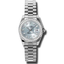 Rolex Lady Platinum Diamond President 179136 ibdp