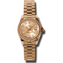 Rolex Lady Rose Gold President 179175 chdp Watch