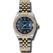 Rolex Oyster Perpetual Datejust 178383 blcaj Women's Watch