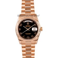 Rolex Presidential 18K Rose Gold