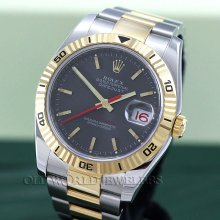 Rolex ss/18k datejust turn o graph ref 116263