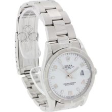 Rolex Tuxedo Oyster Perpetual Datejust Stainless Steel Mens Watch Model 116200