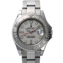 Rolex Yacht-Master 35mm Steel/Platinum Midsize Watch 168622