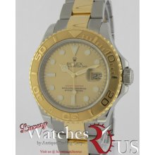 Rolex Yacht-master Stainless Steel & 18k Yellow Gold Champagne Dial 16623