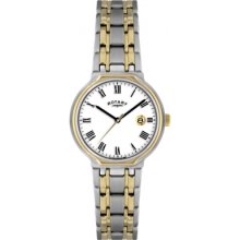 Rotary Ladies Lb00231/01 Two Tone Bracelet Watch Rrp Â£135.00