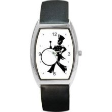 School Marching Band Drummer Unisex Barrel Wrist Watch