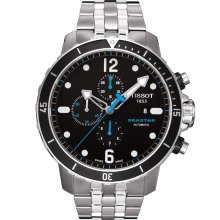 Seastar Men's Black Automatic Chronograph C01 Sport Watch