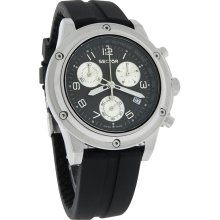 Sector 850 Chronograph Mens Black Rubber Strap Quartz Watch 2651905015