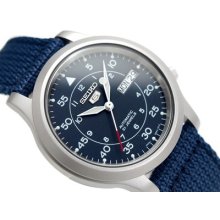 Seiko Automatic Military Nylon Watch Snk807 Snk807k2
