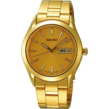 Seiko Gold-Tone Mens Watch SGF724