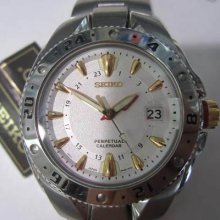 Seiko Japan Men's Watch Perpetual Calendar All Stainless S Original Edition