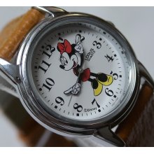 Seiko Ladies Minnie Mouse Silver Quartz Watch $295