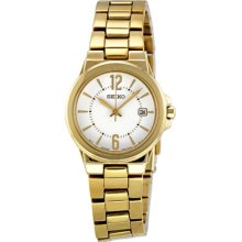 Seiko Ladies Watch Sxdc90 Gold-tone Stainless Steel