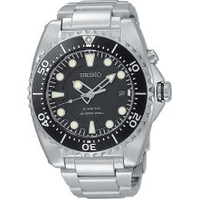 Seiko Men's Kinetic Dive Watch w Locking Clasp