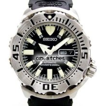 Seiko Monster Auto Diver 200m Skx779 Skx779k3 Black Dial 100% Authentic