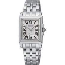 Seiko Sxgp11 Women's Premier Stainless Steel Band Silver Dial Watch