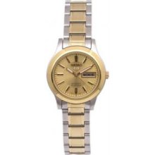 Seiko SYMD92 Womens Two Tone Seiko 5 Automatic Dress