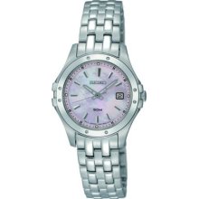 Seiko Watch Sxdc9ladies Legrand Sport Pink Mother Of Pearl - Stainless Date