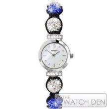 Sekonda - Ladies Blue & White Crystalla Watch - 4732