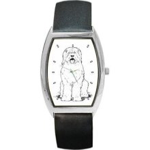 Sheep Dog Sheepdog Art Unisex Wrist Watch