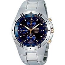 Snd449p1 Seiko Quartz Gents Date Chronograph Tachymeter Dress Watch