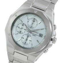 SND543P1 Seiko Mens Silver Chronograph Hardlex Crystal Watch