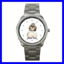 Sport Metal Watch Shih Tzu Lion Dog Puppy Animal Pet (16345793)