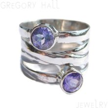 Sterling Silver 925 Amethyst Gemstone Wedding Band Bands Engagement Rings Ring Jewelry Jewellery SSR-336