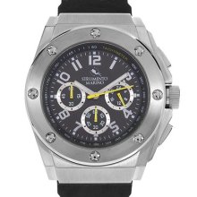 Strumento Marino Atlantis SM055RSS/BK Men's Stainless Steel Watch