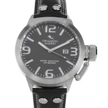 Strumento Marino Montegobay SM047TSS/BK Men's Stainless Steel Watch